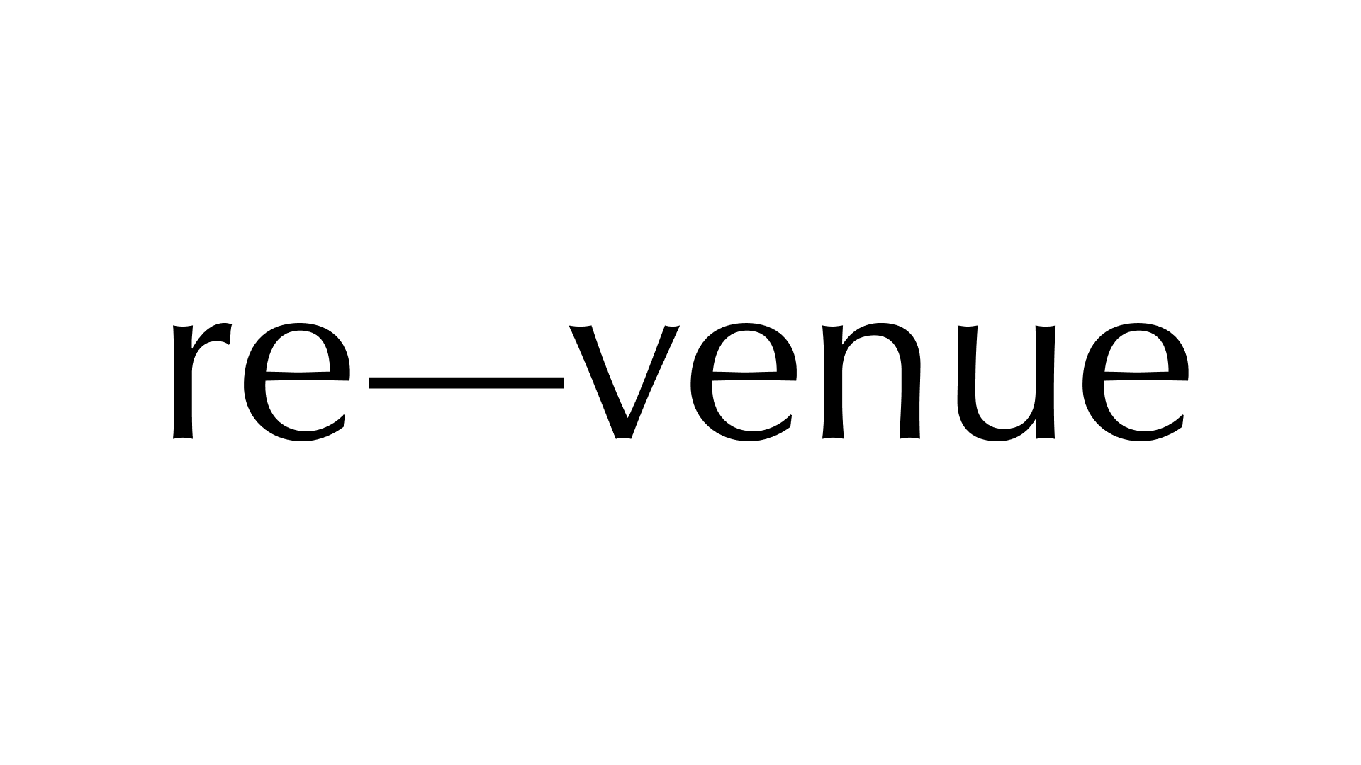 Re-venue Logo - on White