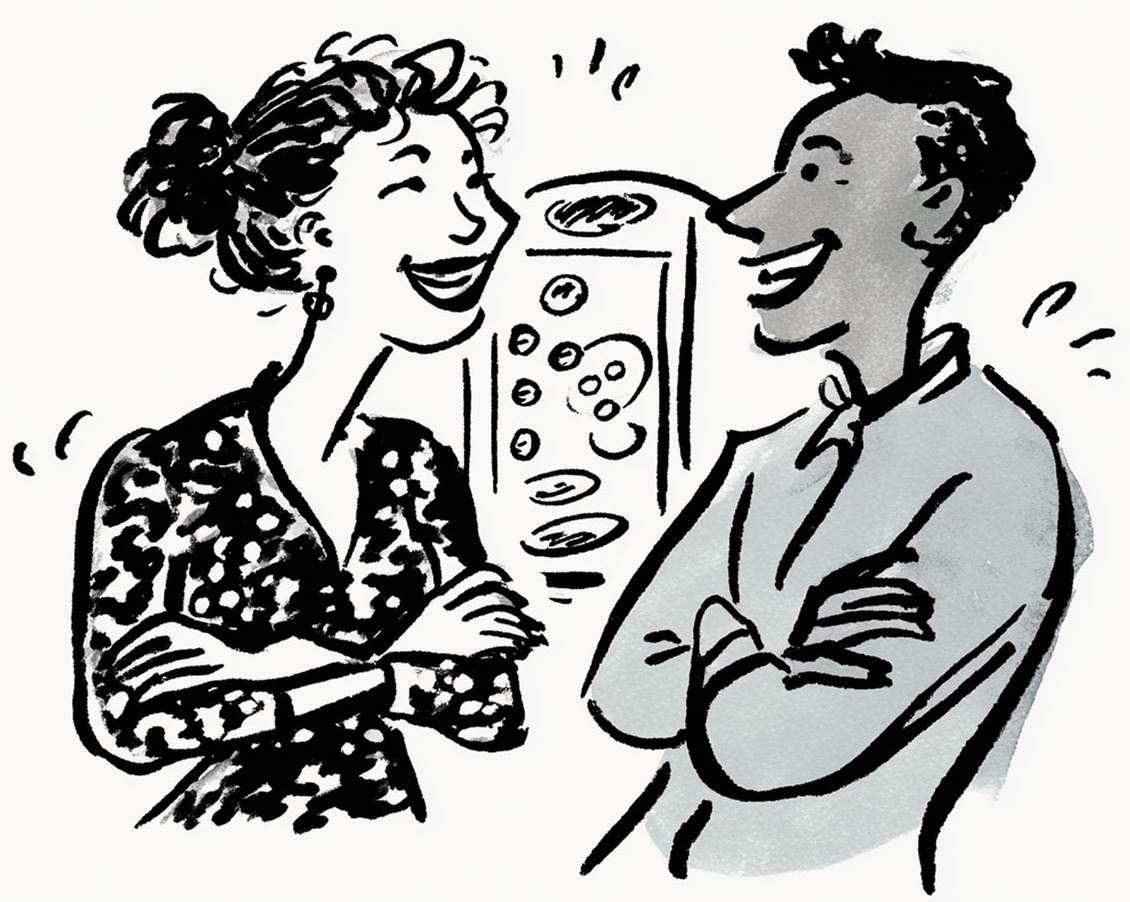 two-characters-chatting